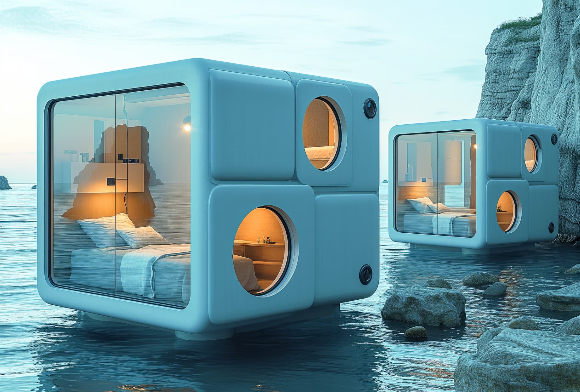 Nano-Aquatic Home: A Futuristic Vision for Independent Micro-Living