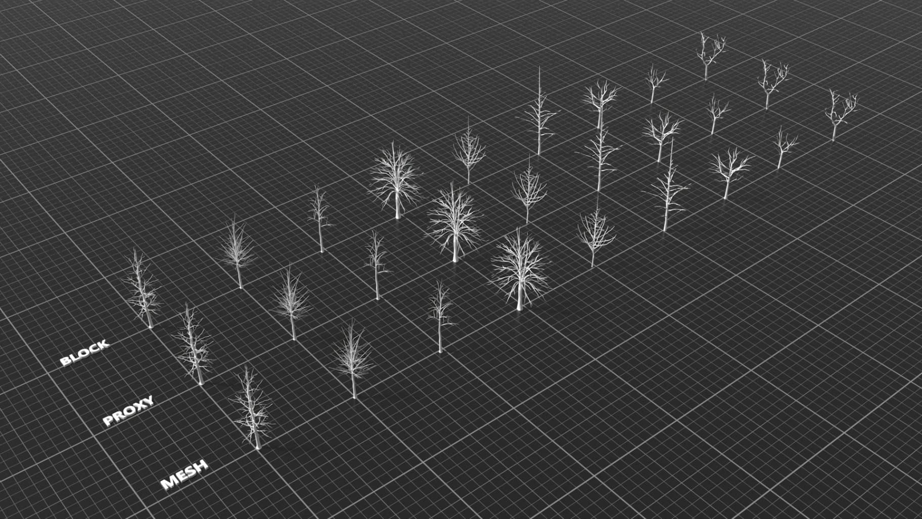 3D Tree Figures