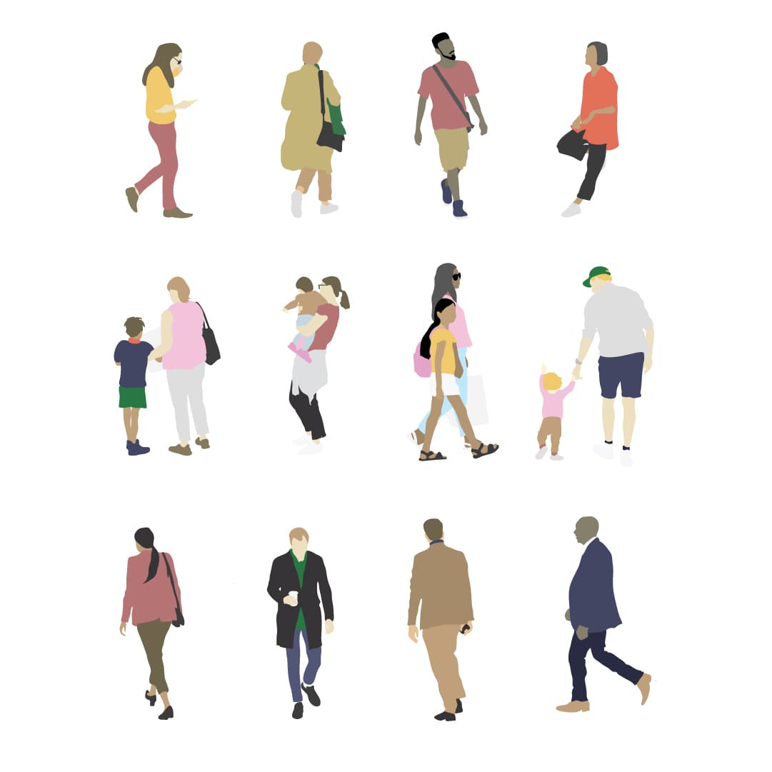 Casual Flat Vector People