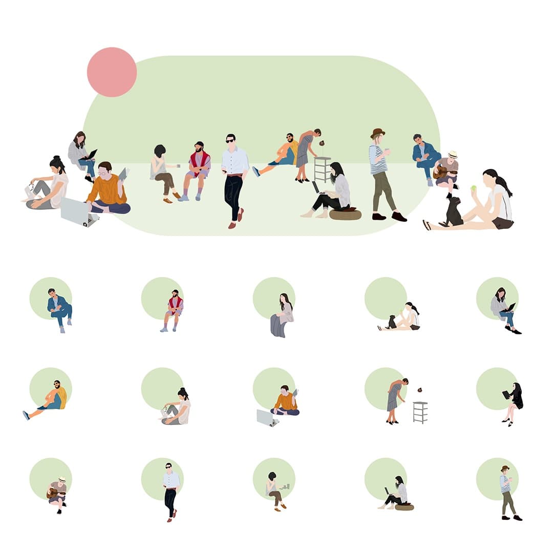 Indoor Vector People