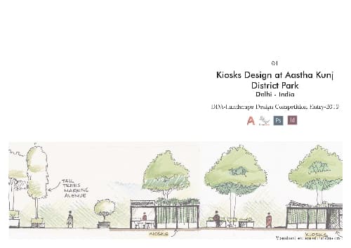 Bamboo Kiosks - Structures as Landscape Elements
