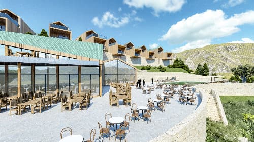 AGROTURISM SERVICE STRUCTURE (RESTAURANT + SLEEPING CABINS)