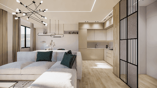 Minimalist Apartment in Tirana