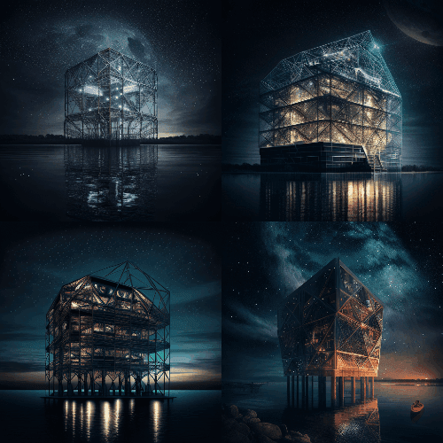 AI Water Pavilion Architecture