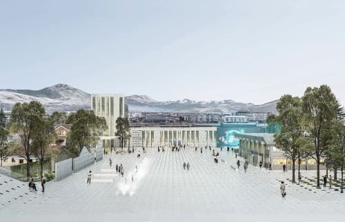 La piazza come tela bianca