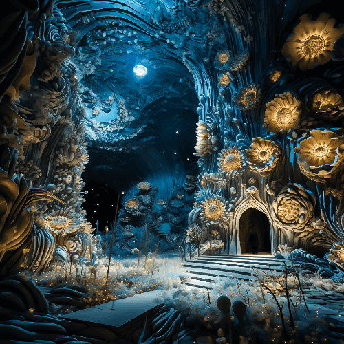 Alice In Van Gogh's Starry World