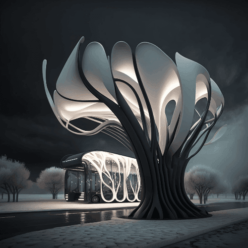 Bus Stoppage In A Mysterious World