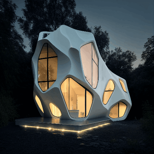 Fluidity + Geometry  Midjourney v4