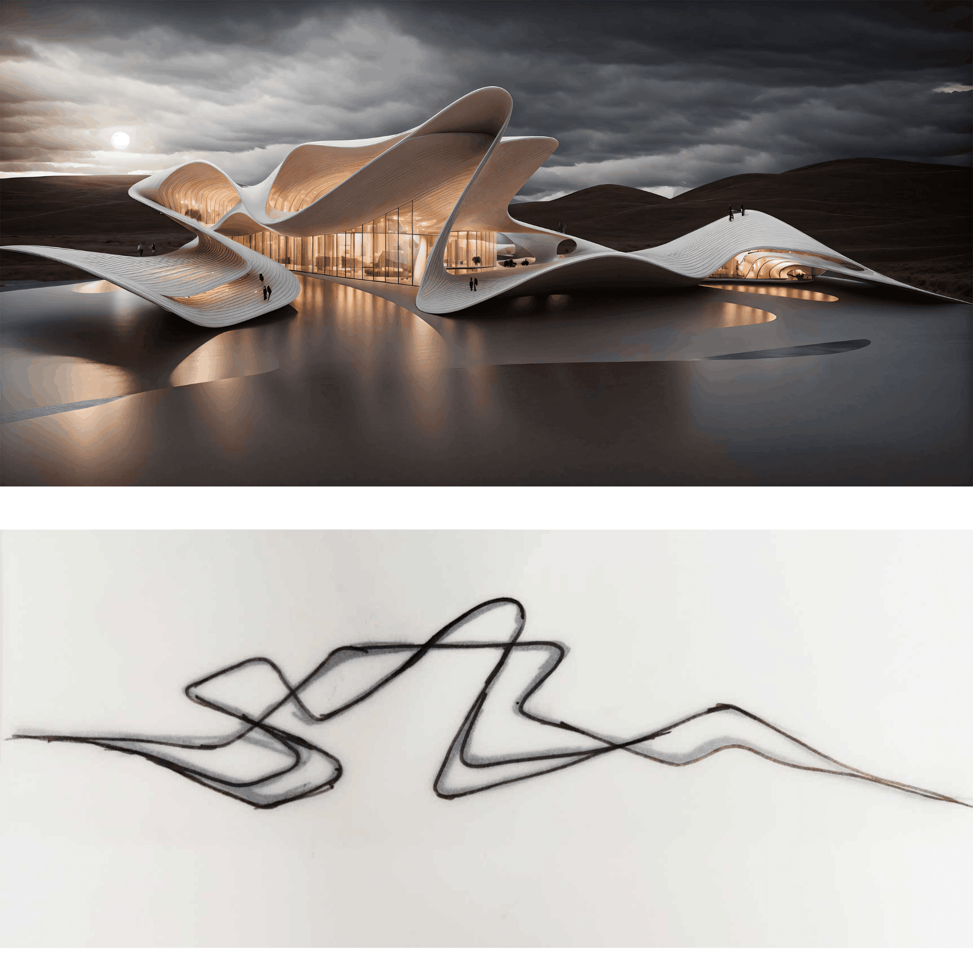 My First Sketch To AI On Lookx Ai