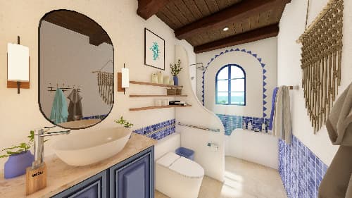 Santorini Bathroom Design