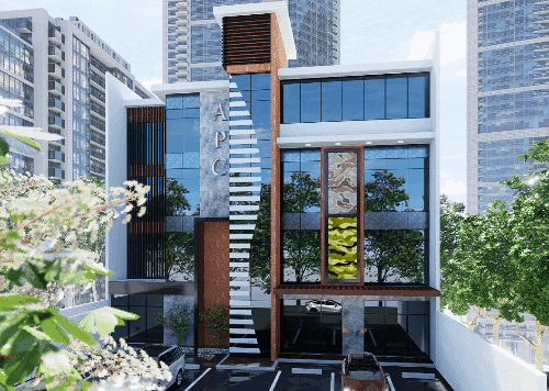 Four-Storey Commercial Building