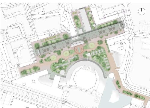 Barbican Estate , podium refurbishment