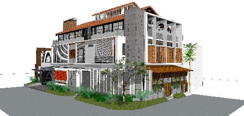 PROPOSED RESIDENCE CUM CUMMERCIAL BUILDING