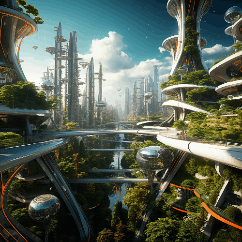 A Futuristic City - "AstroVille"