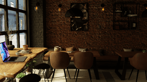 Industrial Chic Café