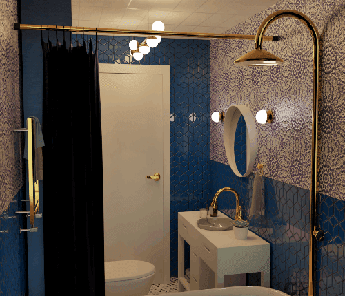 Art Deco Bathroom Design