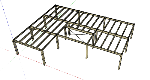 Steel frame structure
