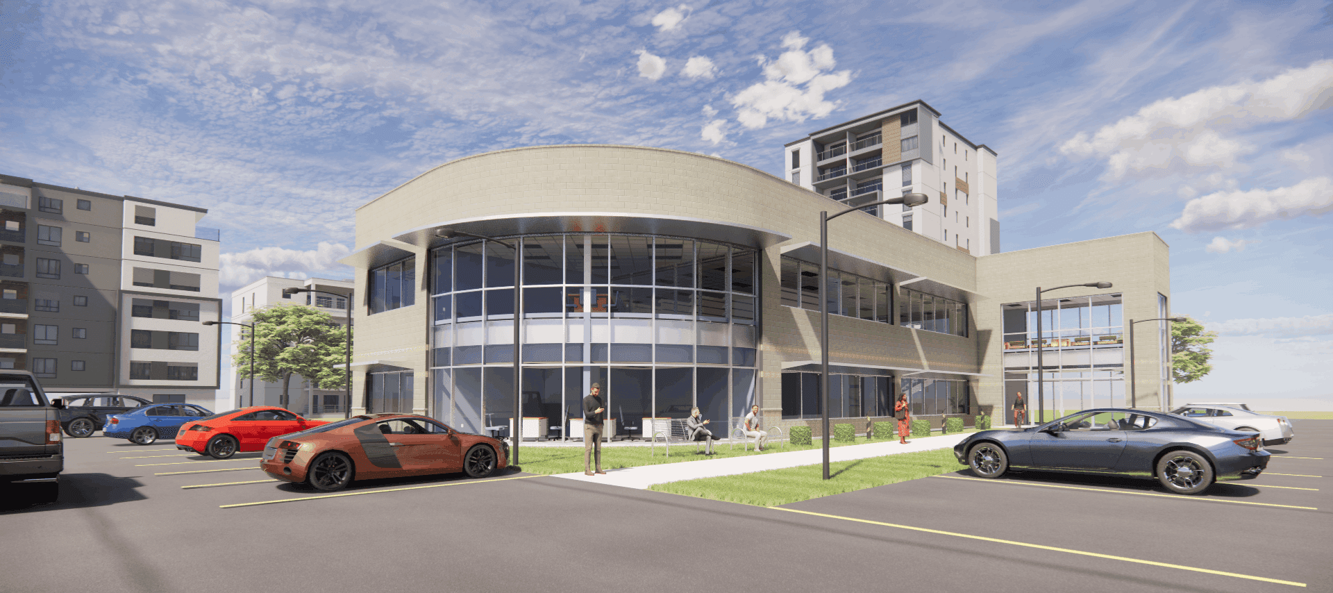 3D Revit Model Law Office W/ Enscape Rendering