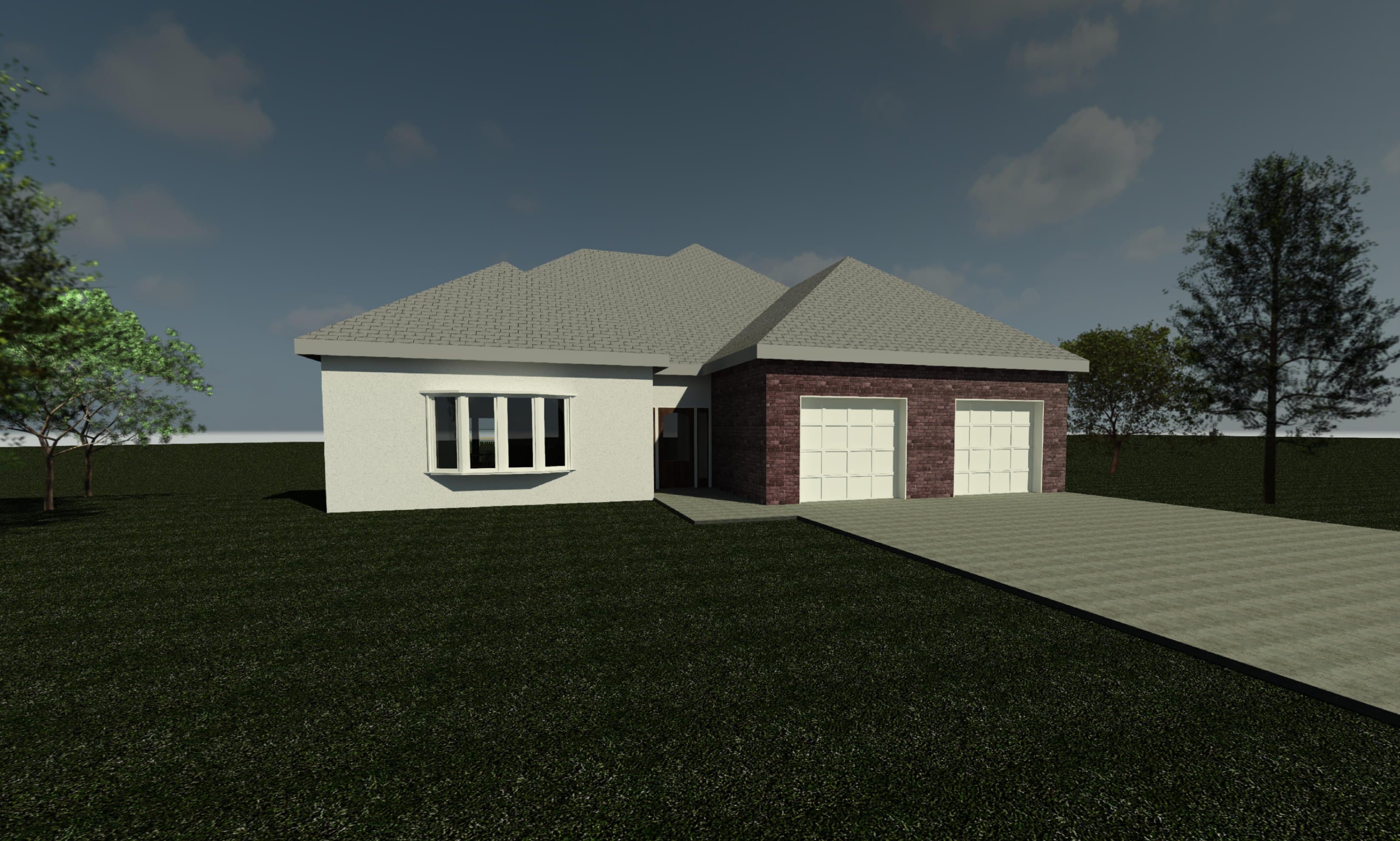 Revit Residential Home on Slope