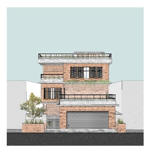 Facade design: (Freelance 2020-2024)