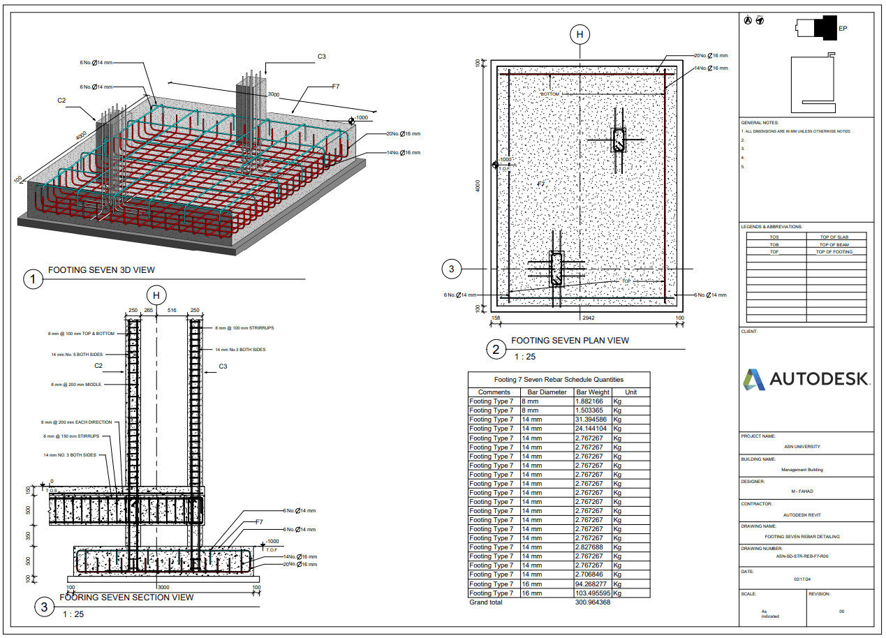 Management Building Structural Design, ASN University