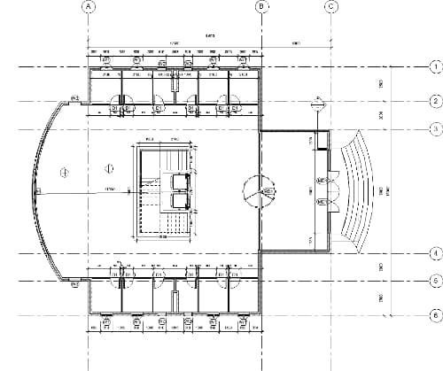 Architectural Model of Admin Block