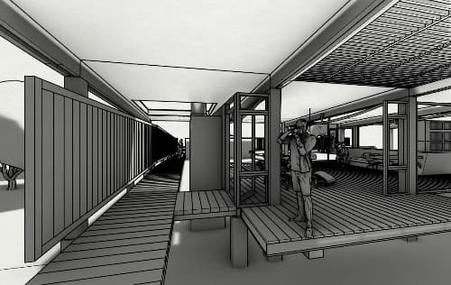 Paul Rudolph's Finney Guest House Exploration/Representation