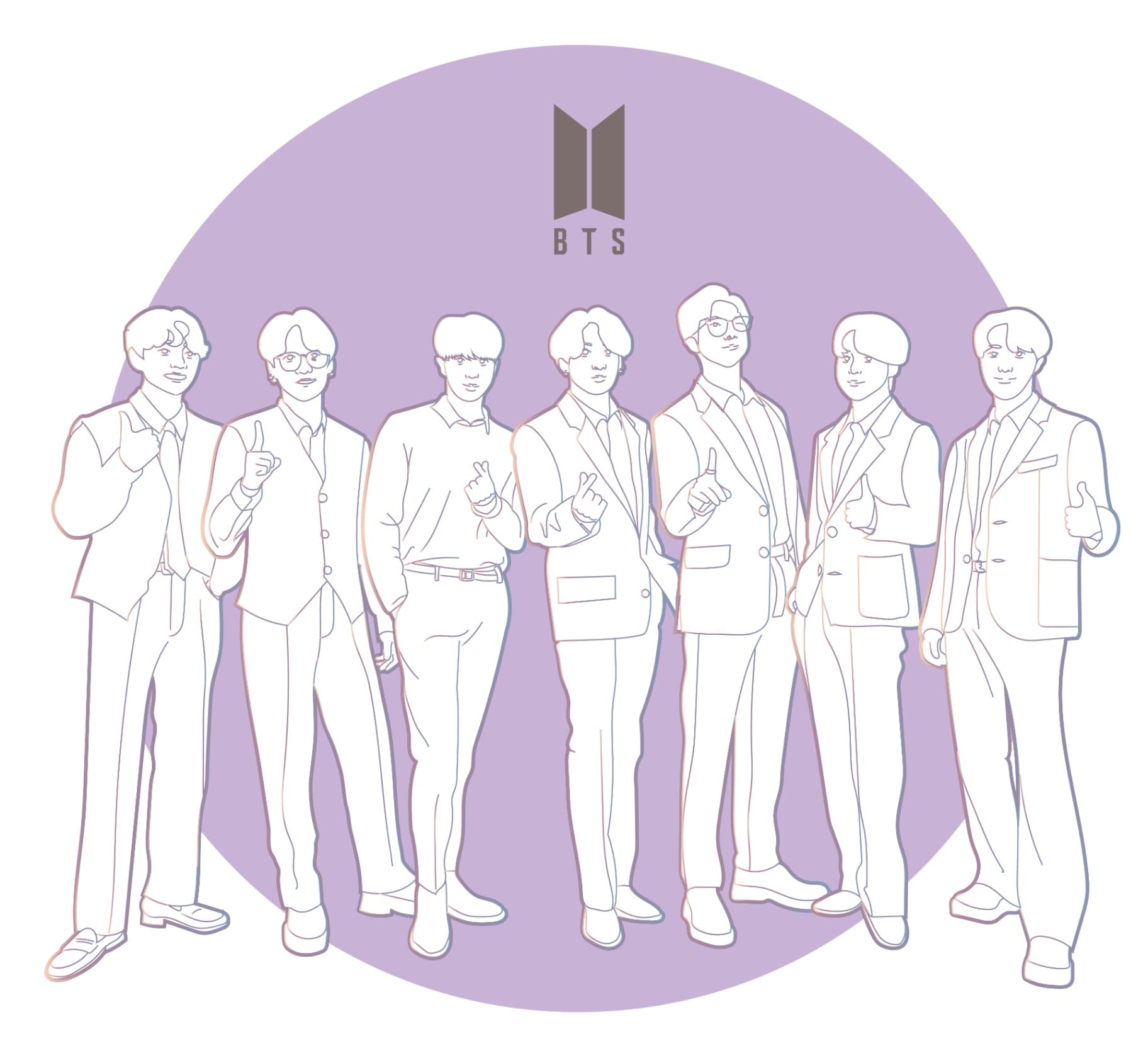 BTS Vector Graphic