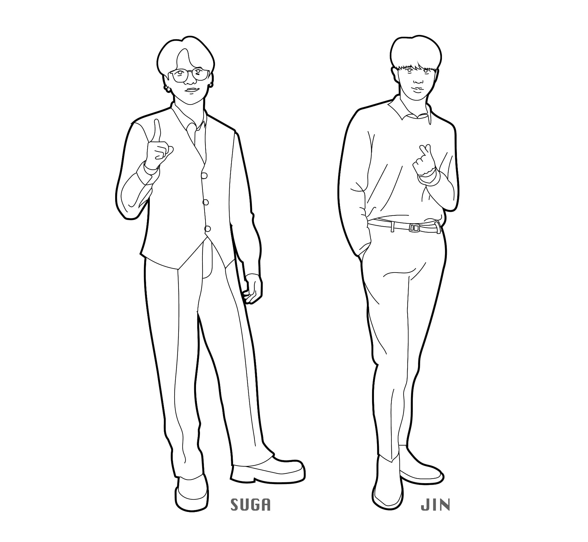 BTS Vector Graphic