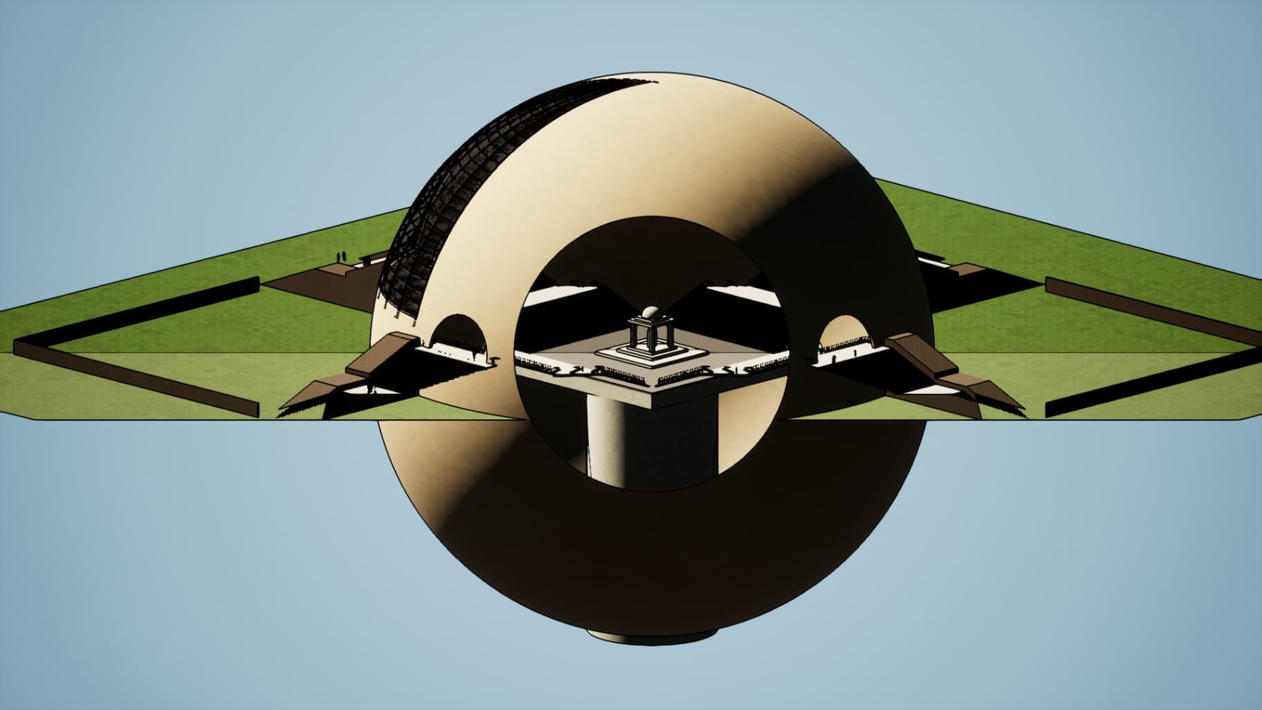 Cenotaph for Aryabhatta