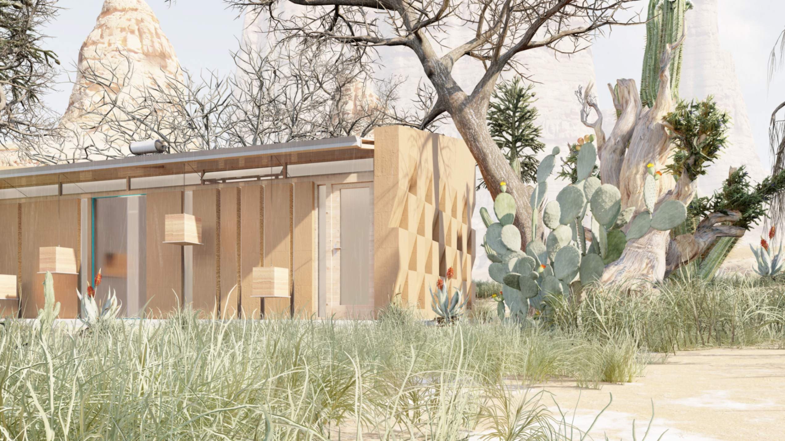 Lun_Ari - Nano Home in Rammed Earth